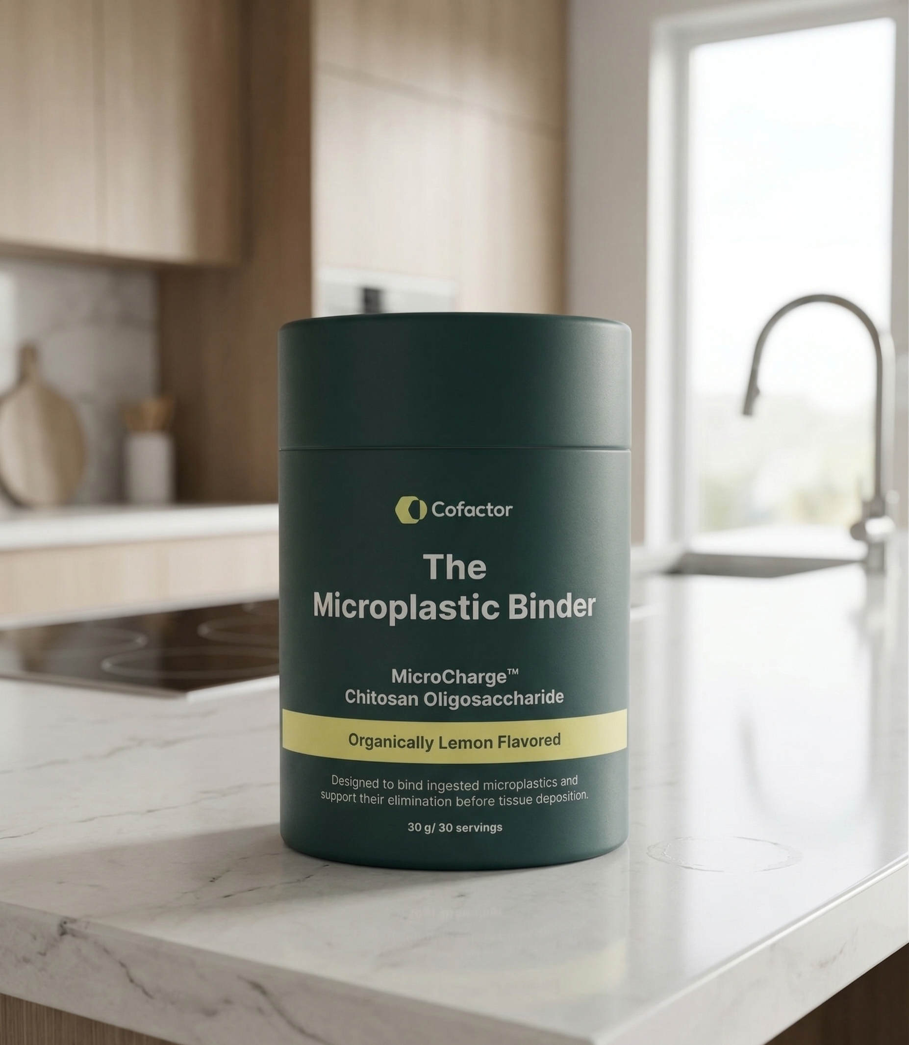 The Microplastic Binder